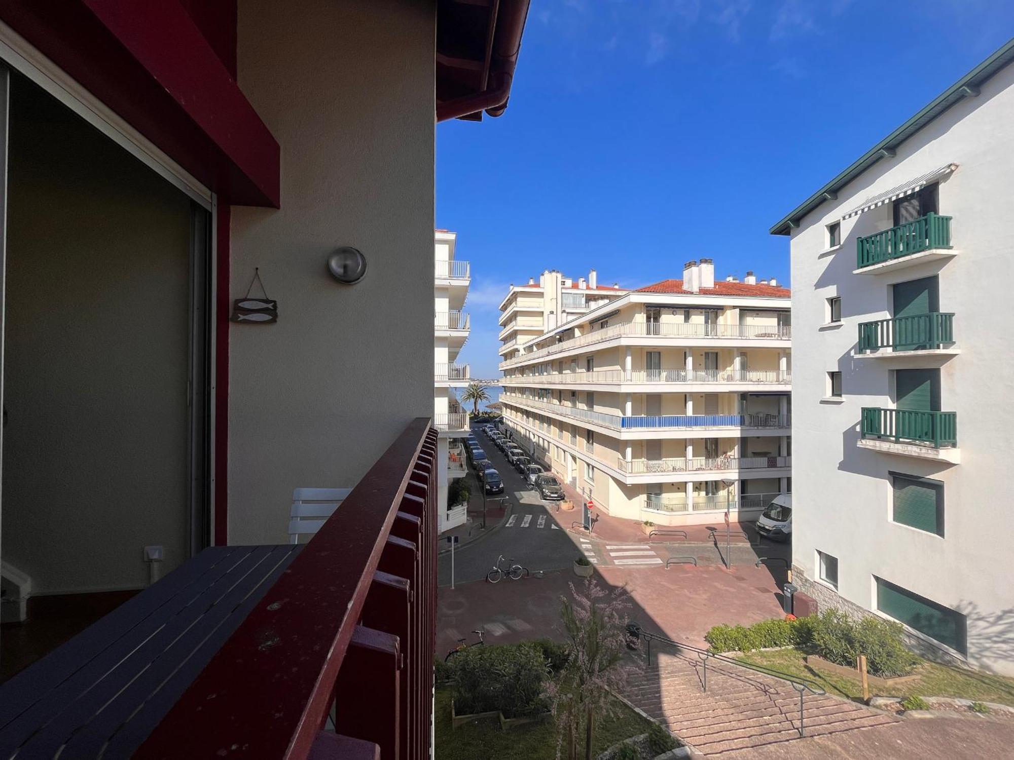 Studio Mezzanine A 100M De La Plage Avec Balcon, Apercu Mer Et Parking - Saint-Jean-De-Luz - Fr-1-239-576公寓 外观 照片